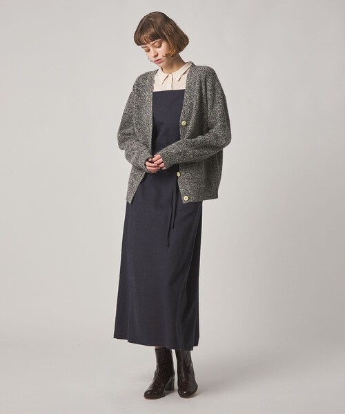 Steven Alan(スティーブンアラン)の「<Steven Alan>ウール ミックス ニット カーディガン(カーディガン/ボレロ・レディース・ネイビー/ブラウン・FREE)」の16枚目の写真