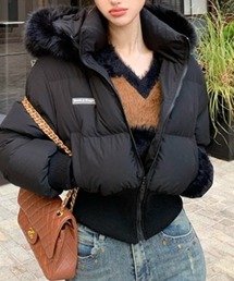 ファーコート フェイクファー ショート丈」に該当するファッション通販
