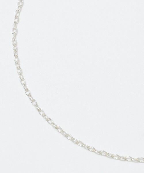 City Ambient Products(シティアンビエントプロダクツ)の「City Ambient Products: SILVER925 GROOVE OVAL CHAIN NECKLACE(ネックレス・メンズ・シルバー・ONE SIZE)」の4枚目の写真