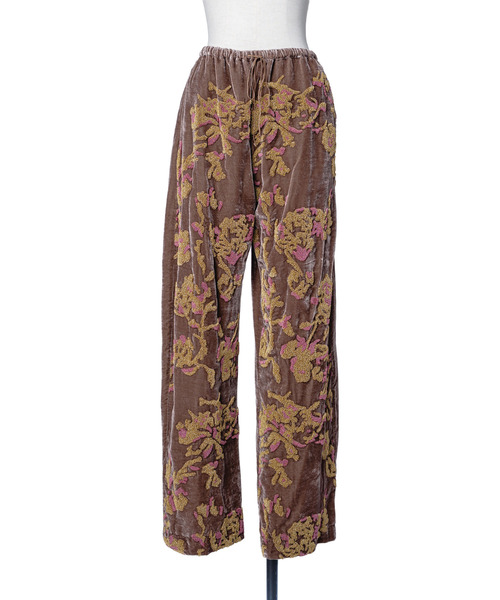 muller of yoshiokubo(ミュラーオブヨシオクボ)の「muller of yoshiokubo ミュラーオブヨシオクボ / DIMENSIONAL EMBROIDERY PANTS ディメンショナルエンブロイダリーパンツ / MLF26416(その他パンツ・レディース・ブルー/ブラウン・38)」の8枚目の写真