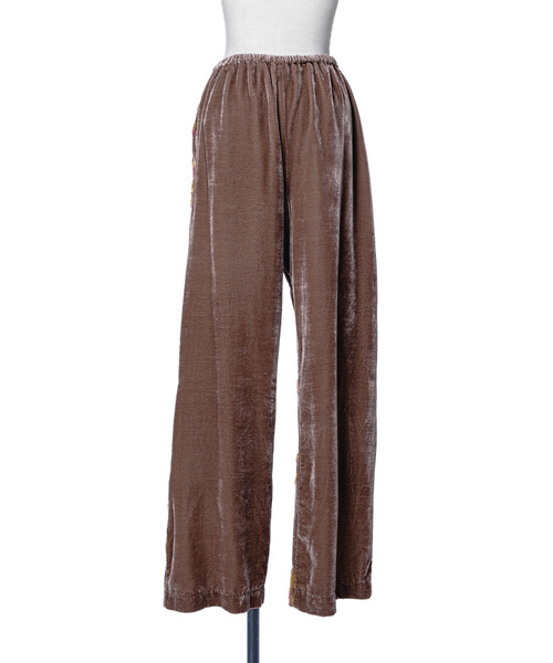 muller of yoshiokubo(ミュラーオブヨシオクボ)の「muller of yoshiokubo ミュラーオブヨシオクボ / DIMENSIONAL EMBROIDERY PANTS ディメンショナルエンブロイダリーパンツ / MLF26416(その他パンツ・レディース・ブルー/ブラウン・38)」の9枚目の写真