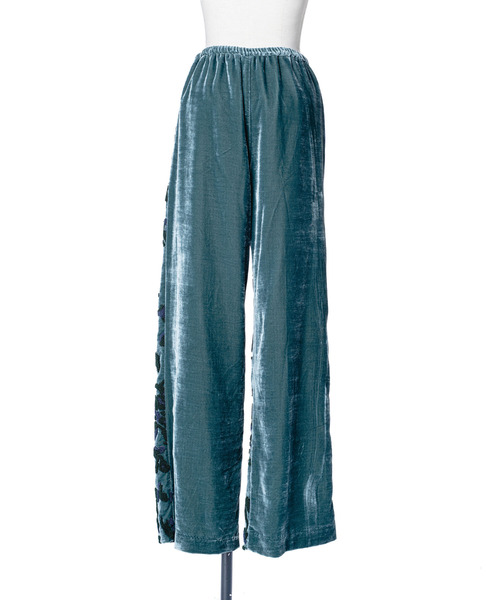 muller of yoshiokubo(ミュラーオブヨシオクボ)の「muller of yoshiokubo ミュラーオブヨシオクボ / DIMENSIONAL EMBROIDERY PANTS ディメンショナルエンブロイダリーパンツ / MLF26416(その他パンツ・レディース・ブルー/ブラウン・38)」の11枚目の写真