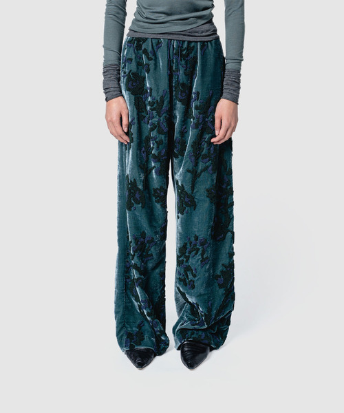 muller of yoshiokubo(ミュラーオブヨシオクボ)の「muller of yoshiokubo ミュラーオブヨシオクボ / DIMENSIONAL EMBROIDERY PANTS ディメンショナルエンブロイダリーパンツ / MLF26416(その他パンツ・レディース・ブルー/ブラウン・38)」の15枚目の写真