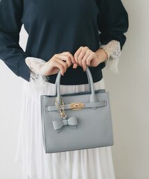【miki監修・最強デートBAG】レザーワイドトートバッグ