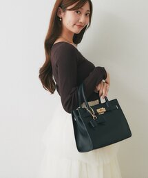 La boutique BonBon | 【miki監修・最強デートBAG】レザーワイドトートバッグ(トートバッグ)