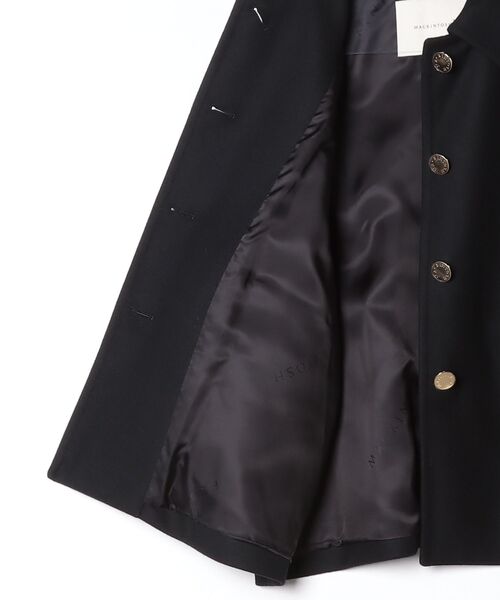 Mackintosh(マッキントッシュ)の「NEW HUMBIE SHORT MB(ステンカラーコート・レディース・ブラック・4/6)」の3枚目の写真
