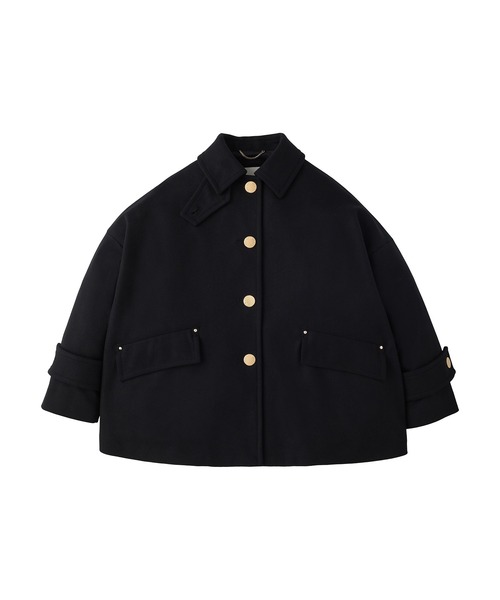 Mackintosh(マッキントッシュ)の「NEW HUMBIE SHORT MB(ステンカラーコート・レディース・ブラック・4/6)」の1枚目の写真
