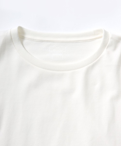 HANES（ヘインズ）の「Hanes（ヘインズ）1P クロップドワイドシルエットロンT SHIRO for HER/白 ホワイト 無地 長袖Tシャツ（Tシャツ/カットソー・レディース・ホワイト・FREE）」の4枚目の写真