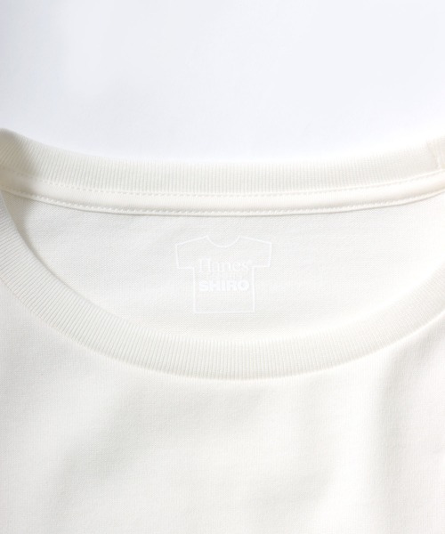 HANES（ヘインズ）の「Hanes（ヘインズ）1P クロップドワイドシルエットロンT SHIRO for HER/白 ホワイト 無地 長袖Tシャツ（Tシャツ/カットソー・レディース・ホワイト・FREE）」の3枚目の写真