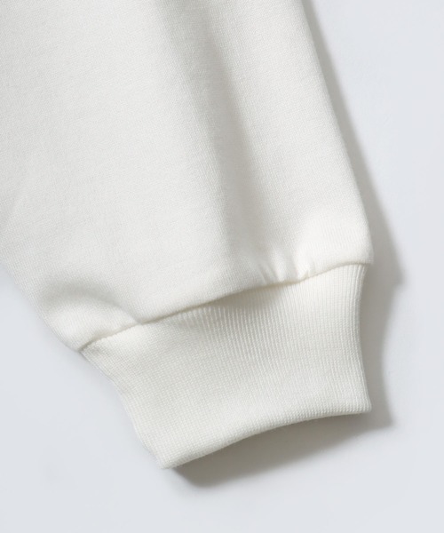 HANES（ヘインズ）の「Hanes（ヘインズ）1P クロップドワイドシルエットロンT SHIRO for HER/白 ホワイト 無地 長袖Tシャツ（Tシャツ/カットソー・レディース・ホワイト・FREE）」の2枚目の写真
