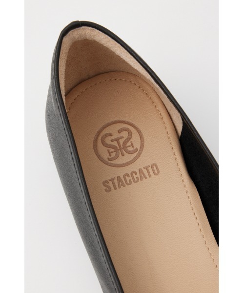 STACCATO(スタッカート)の「ミルーレフラットシューズ(パンプス・レディース・グレイッシュベージュ/ブラック・24.5cm/24cm/23.5cm/23cm/22.5cm)」の10枚目の写真