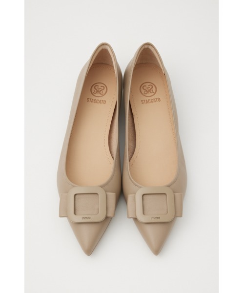 STACCATO(スタッカート)の「ミルーレフラットシューズ(パンプス・レディース・グレイッシュベージュ/ブラック・24.5cm/24cm/23.5cm/23cm/22.5cm)」の12枚目の写真