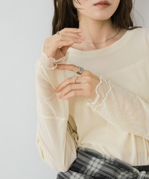 シアーベロアチュールカフストップス