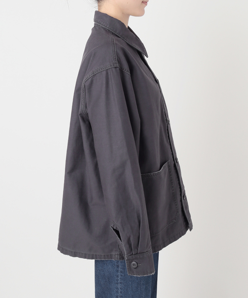 GUNG HO（ガンホー）の「ウォッシャブル / GUNG HO / ガン ホー BACK SATIN FATIGUE JACKET（その他アウター・レディース・カーキ/ネイビー・MEDIUM/LARGE）」の9枚目の写真