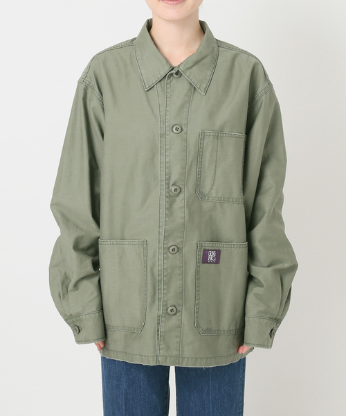 GUNG HO（ガンホー）の「ウォッシャブル / GUNG HO / ガン ホー BACK SATIN FATIGUE JACKET（その他アウター・レディース・カーキ/ネイビー・MEDIUM/LARGE）」の14枚目の写真
