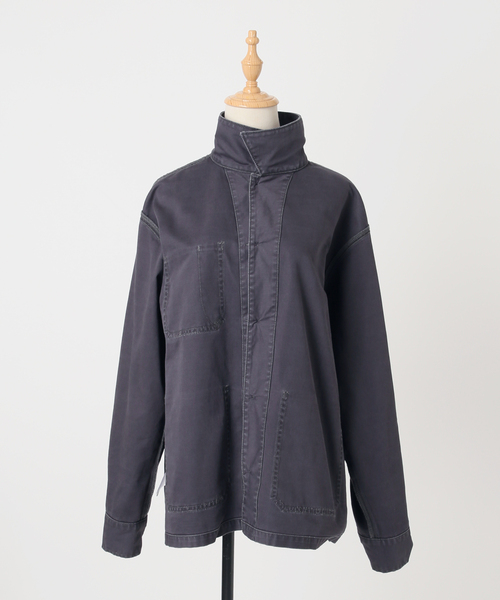 GUNG HO（ガンホー）の「ウォッシャブル / GUNG HO / ガン ホー BACK SATIN FATIGUE JACKET（その他アウター・レディース・カーキ/ネイビー・MEDIUM/LARGE）」の20枚目の写真