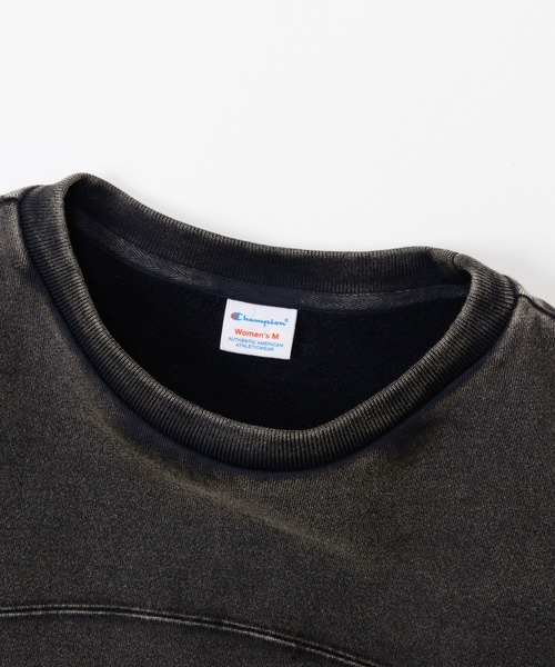 Champion(チャンピオン)の「【Champion/チャンピオン】レディース クルーネックスウェットシャツ(スウェット・レディース・ダークネイビー/ブルー系その他3/マルーン・LARGE/MEDIUM)」の9枚目の写真