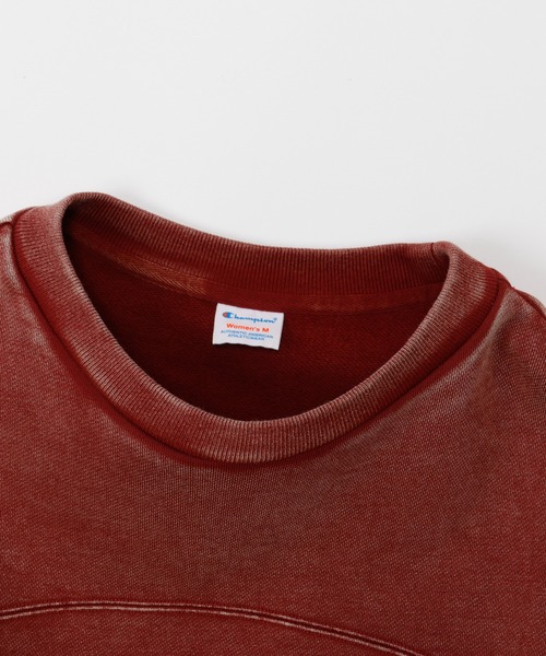 Champion(チャンピオン)の「【Champion/チャンピオン】レディース クルーネックスウェットシャツ(スウェット・レディース・ダークネイビー/ブルー系その他3/マルーン・LARGE/MEDIUM)」の13枚目の写真