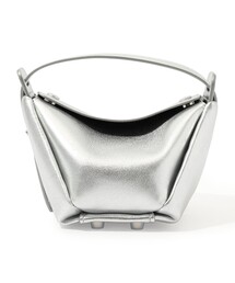 ADVENE MINI AGE METALLIC レザー ハンドバッグ