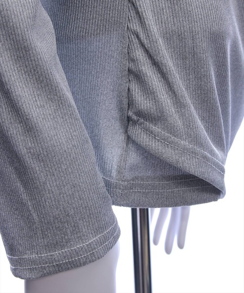 STAY MOTION（ステイモーション）の「【WEB限定】アシメトリーレイヤード風カットソー［骨格ナチュラル／大人カジュアル／モード］（Tシャツ/カットソー・レディース・ライトベージュ/ブラック/グレー・F）」の7枚目の写真