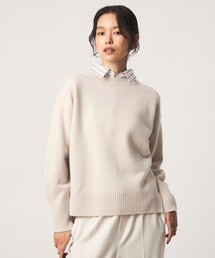 ［size SHORTあり］SERENITY クルーネック プルオーバー ニット