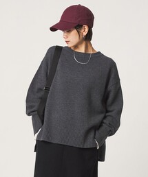 ［size SHORTあり］SERENITY クルーネック プルオーバー ニット