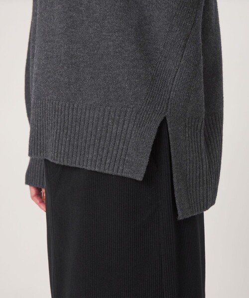 green label relaxing（グリーンレーベルリラクシング）の「［size SHORTあり］SERENITY クルーネック プルオーバー ニット（ニット/セーター・レディース・ナチュラル/ピンク/ブラック/ダークブラウン/コバルトブルー/ダークグレー/モカ・FREE/SHORT）」の18枚目の写真