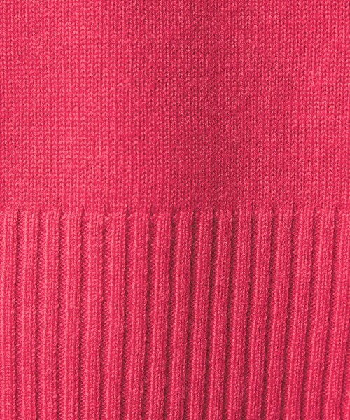 green label relaxing（グリーンレーベルリラクシング）の「［size SHORTあり］SERENITY クルーネック プルオーバー ニット（ニット/セーター・レディース・ナチュラル/ピンク/ブラック/ダークブラウン/コバルトブルー/ダークグレー/モカ・FREE/SHORT）」の14枚目の写真