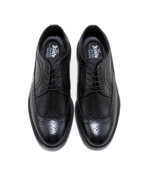 The Kenford Fineshoes(ケンフォードファインシューズ)の「The Kenford Fineshoes CLASSIC WING TIP/SCOTCH GRAIN(ドレスシューズ・メンズ・ブラック・27cm/26.5cm/26cm/25.5cm/25cm)」の10枚目の写真