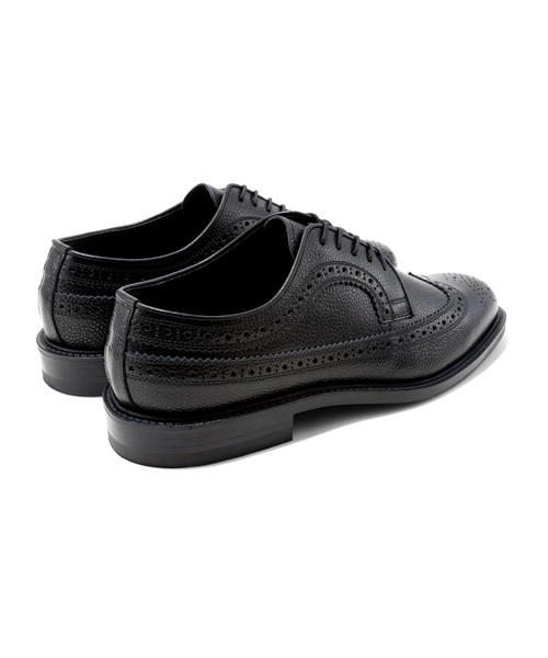 The Kenford Fineshoes(ケンフォードファインシューズ)の「The Kenford Fineshoes CLASSIC WING TIP/SCOTCH GRAIN(ドレスシューズ・メンズ・ブラック・27cm/26.5cm/26cm/25.5cm/25cm)」の3枚目の写真