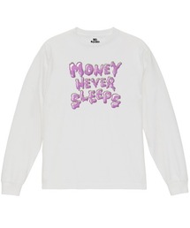 NOBOUND（ノーバウンド） 長袖Tシャツ メッセージ ロゴ プリント レギュラーシルエット ロンT トップス カットソー メンズ ユニセックス