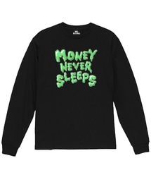 NOBOUND（ノーバウンド） 長袖Tシャツ メッセージ ロゴ プリント レギュラーシルエット ロンT トップス カットソー メンズ ユニセックス