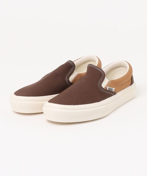 VANS(バンズ)の「VANS ヴァンズ SLIP ON LITE スリッポンライト V98 LITE BROWN/ECRU(スニーカー・メンズ・ブラウン・12/5/8/7h/7/6h/6/5h/11/10h/10/9h/9/8h/4h)」の1枚目の写真