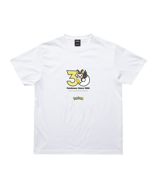 ZOZOSPOT(ゾゾスポット)の「Pokemon 30th Anniversary 1025 T-shirt 「エモンガ」(Tシャツ/カットソー・レディース・ホワイト・SMALL/MEDIUM/LARGE/X-LARGE/XX-LARGE/XXX-LARGE/100cm/110cm/120cm/130cm/140cm/150cm/160cm)」の1枚目の写真