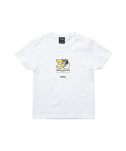 ZOZOSPOT(ゾゾスポット)の「Pokemon 30th Anniversary 1025 T-shirt 「エモンガ」(Tシャツ/カットソー・レディース・ホワイト・SMALL/MEDIUM/LARGE/X-LARGE/XX-LARGE/XXX-LARGE/100cm/110cm/120cm/130cm/140cm/150cm/160cm)」の2枚目の写真