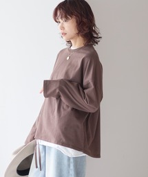 【gossara 裾アレンジを楽しむ】ピグメント加工ドロストロンT