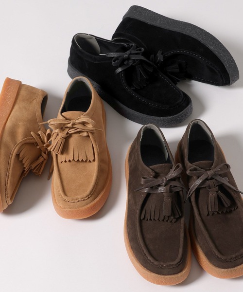 BAYFLOW(ベイフロー)の「タッセル付きモカシン(モカシン/デッキシューズ・メンズ・ブラウン/ベージュ/ブラック・SMALL/MEDIUM)」の4枚目の写真