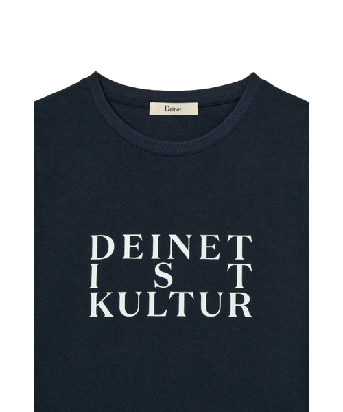 DEINET(ダイニット)の「BI GRAPHIC SLIMSIZED T-SHIRT IN NAVY(Tシャツ/カットソー・レディース・その他・FREE)」の4枚目の写真