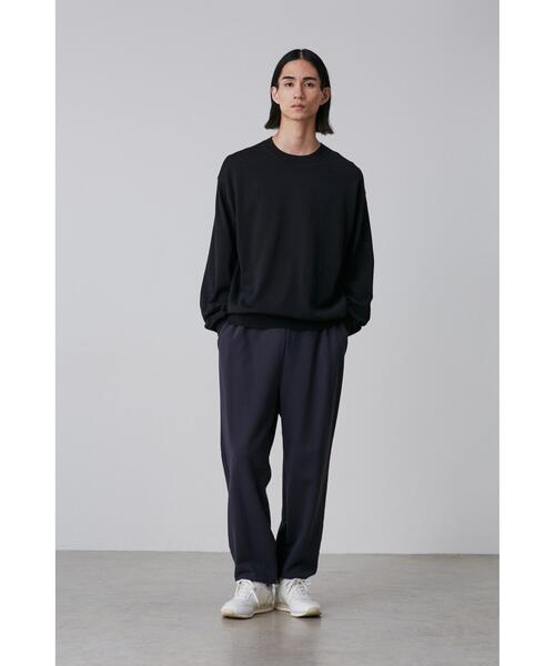 Y(ワイ)の「Y / ORGANIC COTTON BLEND HEAVY WEIGHT FLEECE TROUSERS(その他パンツ・メンズ・ネイビー/ホワイト・MEDIUM/SMALL)」の10枚目の写真