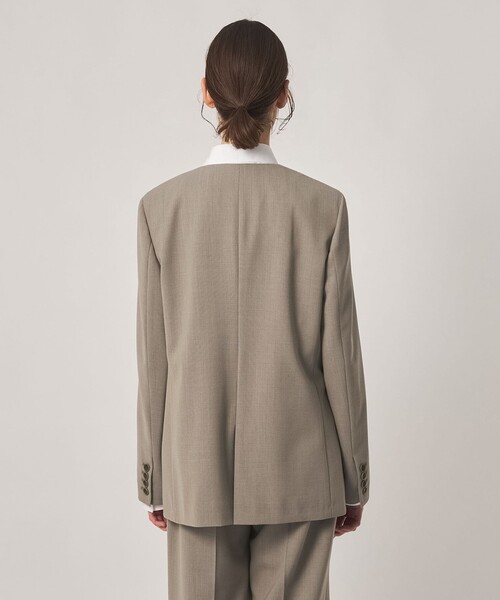 Steven Alan(スティーブンアラン)の「<Steven Alan>ノーカラー ジャケット(ノーカラージャケット・レディース・ベージュ/ダークグレー・S/M)」の13枚目の写真