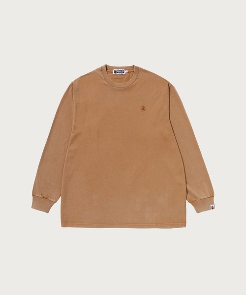 GARMENT DYED ONE POINT RELAXED FIT LS TEE（Tシャツ/カットソー）｜A
