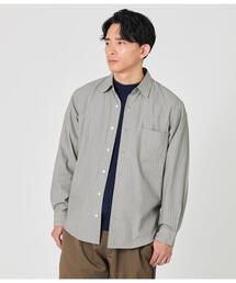 Park Slope NEWYORKER（パークスロープニューヨーカー）の「先染めストライプ 長袖スマートカラーシャツ（Tシャツ/カットソー）」