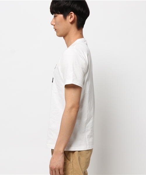 WEGO(ウィゴー)の「WEGO/ウォーターロゴTシャツ(Tシャツ/カットソー・メンズ・ブラック/ホワイト・LARGE/MEDIUM)」の3枚目の写真