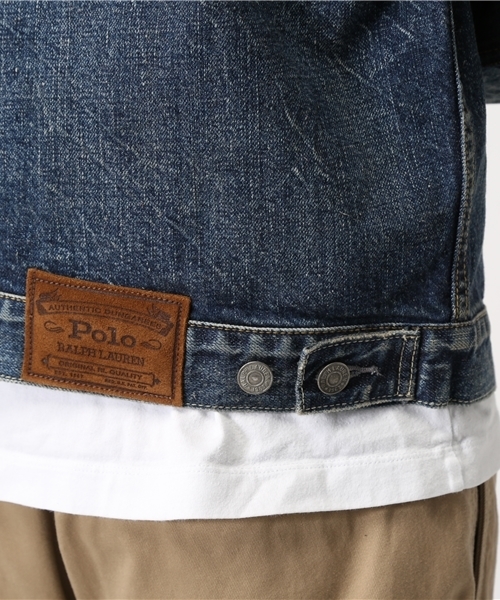 POLO RALPH LAUREN（ポロ ラルフ ローレン）の「デニム トラッカー ジャケット（デニムジャケット・メンズ・ブルー系9・X-SMALL/MEDIUM/SMALL/LARGE）」の11枚目の写真