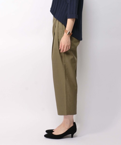 Sens de vie（サンスドゥウ゛ィ）の「Sdv ワイドテーパードパンツ（その他パンツ・レディース・キャメル/オリーブ/ネイビー・LARGE/MEDIUM）」の14枚目の写真