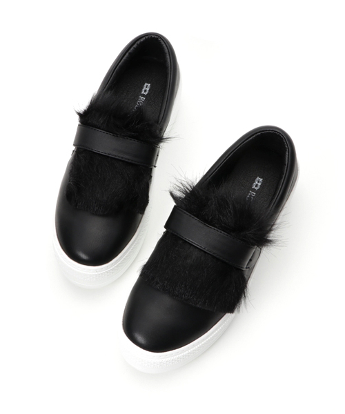 RODE SKO（ロデスコ）の「RODE SKO ADELAIDA ファースリッポン（スリッポン・レディース・グレー/ブラック・36/37/38）」の14枚目の写真