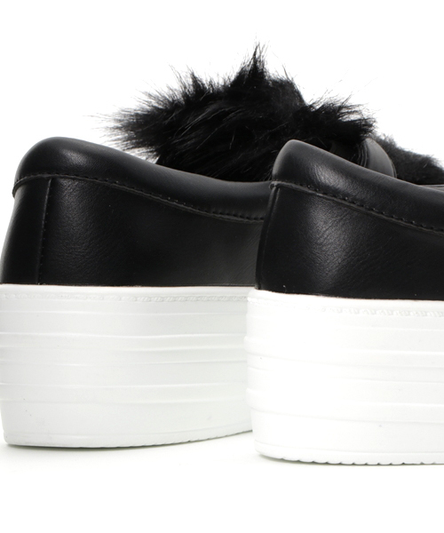 RODE SKO（ロデスコ）の「RODE SKO ADELAIDA ファースリッポン（スリッポン・レディース・グレー/ブラック・36/37/38）」の8枚目の写真