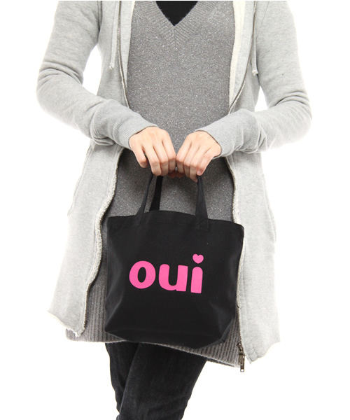 MILKFED.(ミルクフェド)の「MINI TOTE BAG OUI(トートバッグ・レディース・ホワイト/ピンク/オレンジ・ONE SIZE)」の12枚目の写真