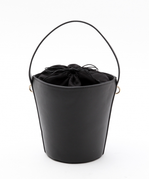 A part by（アパートバイ）の「【雑誌掲載多数】2WAYバケットBAG 746518 （ショルダーバッグ・レディース・ブラック/ブラック系その他/ホワイト系その他・FREE）」の9枚目の写真