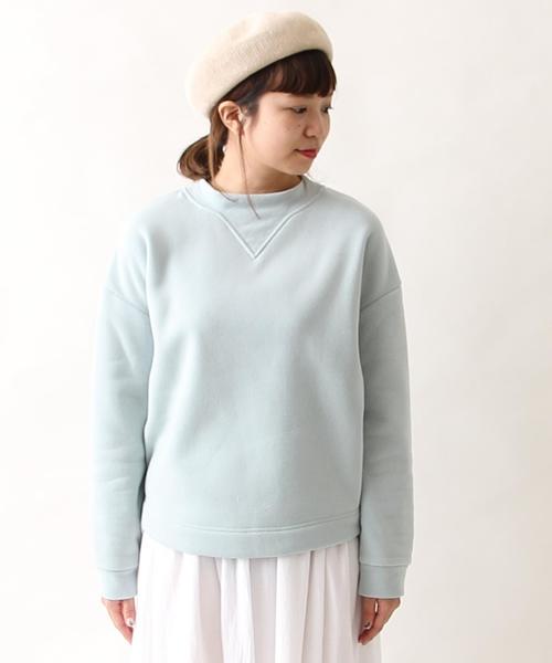 coen（コーエン）の「裏起毛クルーネックプルオーバー（スウェット・レディース・グレー/ライトブルー/ピンク・LARGE/MEDIUM）」の15枚目の写真